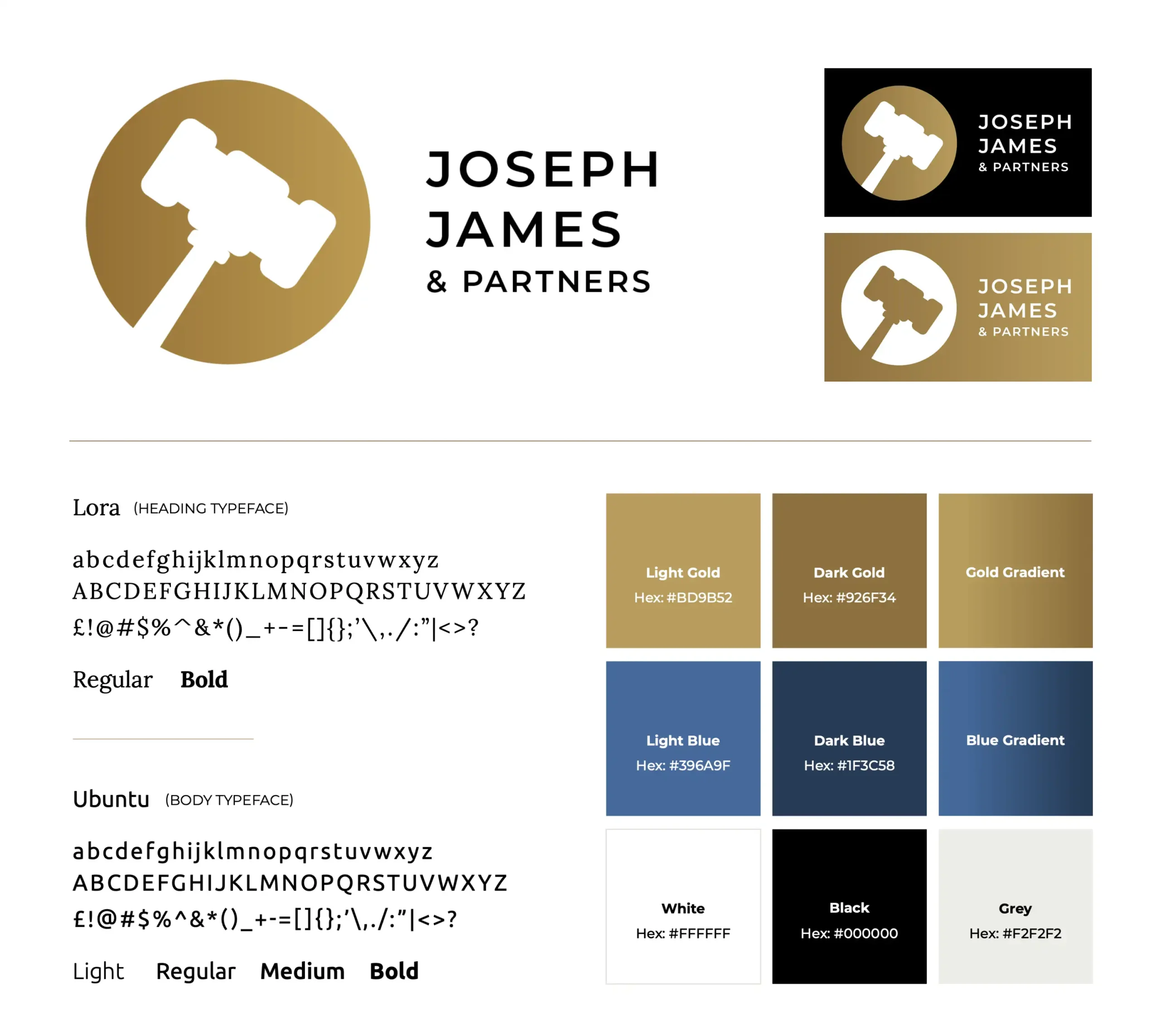 Joseph James & Partners Branding