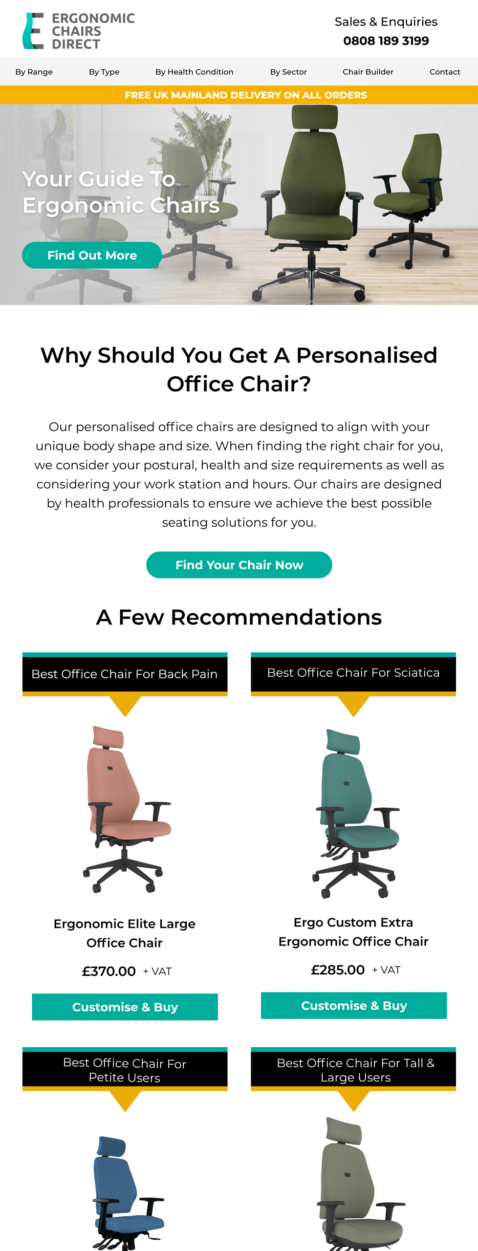 Ergonomic Chairs Direct Email